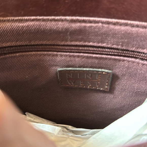 Nine west Genuine Leather woven handbag - Picture 5 of 9